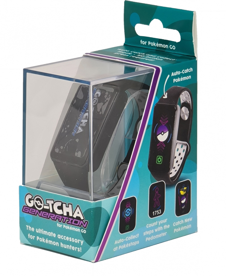 Datel Go-tcha Generation for Pokémon Go Armband, Svart/grå Datel Go-tcha Generation for Pokémon Go Armband, Svart/grå