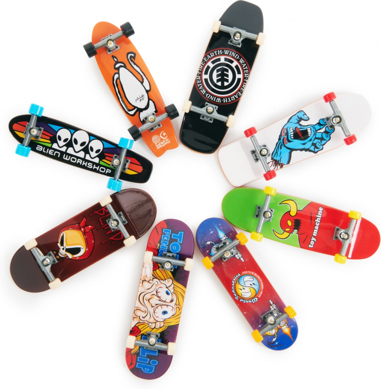 Tech Deck 25th Anniversary 8-pack - fingerspisplatta set