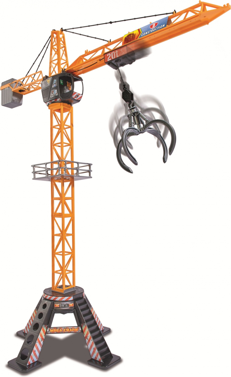 Dickie Toys Mega Crane - fjärrstyrd kran