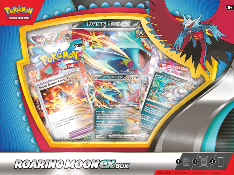 POKEMON TCG: Roaring Moon ex Box POKEMON TCG: Roaring Moon ex Box