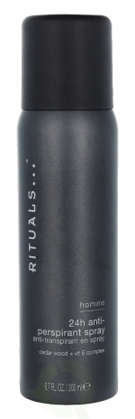 Rituals Homme 24H Anti-Perspirant Spray 200 ml Cedar Wood + Vit E Complex