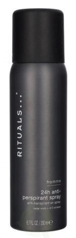 Rituals Homme 24H Anti-Perspirant Spray 200 ml Cedar Wood + Vit E Complex