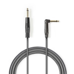 Nedis Mono Audio Cable | 6.35 mm Male | 6.35 mm Male | Nickel Plated | 3.00 m | Round | PVC