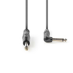 Nedis Mono Audio Cable | 6.35 mm Male | 6.35 mm Male | Nickel Plated | 3.00 m | Round | PVC