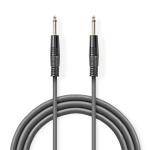 Nedis Mono Audio Cable | 6.35 mm Male | 6.35 mm Male | Nickel Plated | 3.00 m | Round | PVC