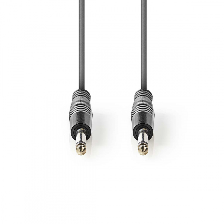 Nedis Mono Audio Cable | 6.35 mm Male | 6.35 mm Male | Nickel Plated | 3.00 m | Round | PVC