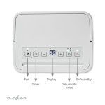 Nedis Dehumidifier | Dehumidification / Automatic / Dry laundry / Ventilation | 100 m³/h Nedis Dehumidifier | Dehumidification / Automatic / Dry laundry / Ventilation | 100 m³/h