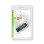 Nedis Flash Drive | 128 GB | USB Type-A | Read speed: 80 MB/s | Write speed: 10 MB/s