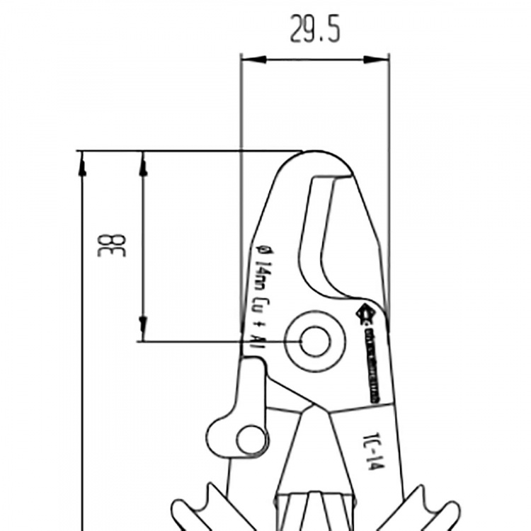 Piergiacomi Manual cable cutter