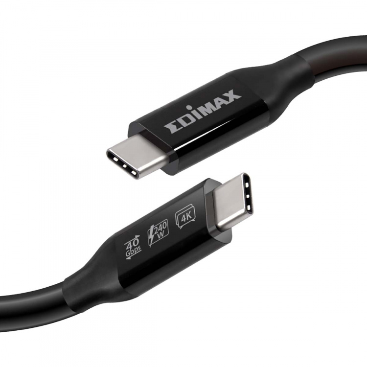 Edimax USB4/Thunderbolt3 Cable, 40G, o.5meter, Type C to Type C Edimax USB4/Thunderbolt3 Cable, 40G, o.5meter, Type C to Type C