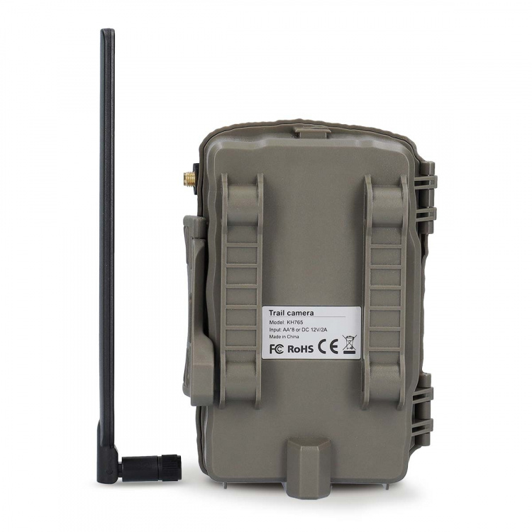 Nedis Wildlife Camera | 1080p@30fps | 30.0 MPixel | 2 MPixel CMOS | IP66 | 4G | Black No-Glow IR | Night vision | Viewing angle: 50 ° | Motion sensor | Detection angle: 50 ° | Detection range: 20 m | LCD Screen | Green