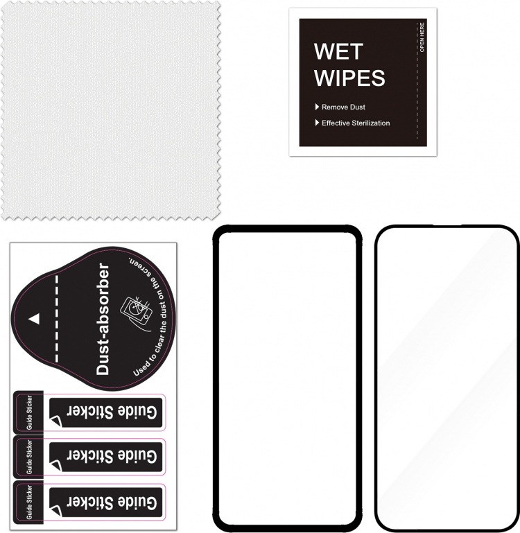 FoneKit Helfodral Härdat glas, iPhone 15 Plus FoneKit Helfodral Härdat glas, iPhone 15 Plus