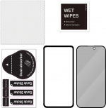 FoneKit Privacy+ Full coverage tempered glass, iPhone 15 Pro Max