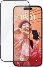 PanzerGlass Ultra-wide Fit with Aligner -skyddsglas, iPhone 15