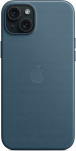Apple iPhone 15 Plus FineWoven Case with MagSafe, Pacific Blue Apple iPhone 15 Plus FineWoven Case with MagSafe, Pacific Blue