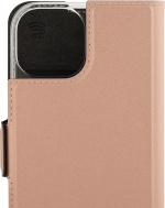 Wave BookCase -skyddsfodral, kompatibel med MagSafe, iPhone 15, roséguld. Wave BookCase -skyddsfodral, kompatibel med MagSafe, iPhone 15, roséguld.