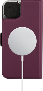 Wave BookCase -skyddshölje, MagSafe-kompatibel, iPhone 15 Plus, smoky sangria Wave BookCase -skyddshölje, MagSafe-kompatibel, iPhone 15 Plus, smoky sangria