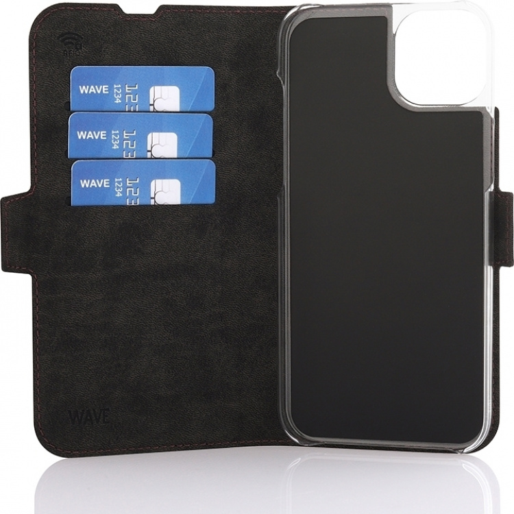 Wave BookCase -skyddshölje, MagSafe-kompatibel, iPhone 15 Plus, smoky sangria Wave BookCase -skyddshölje, MagSafe-kompatibel, iPhone 15 Plus, smoky sangria