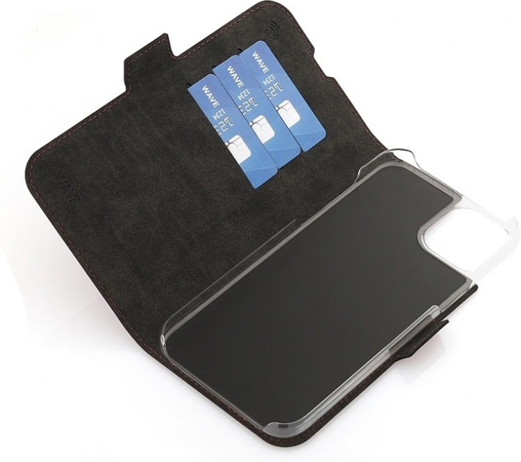 Wave BookCase -skyddshölje, MagSafe-kompatibel, iPhone 15 Plus, smoky sangria Wave BookCase -skyddshölje, MagSafe-kompatibel, iPhone 15 Plus, smoky sangria