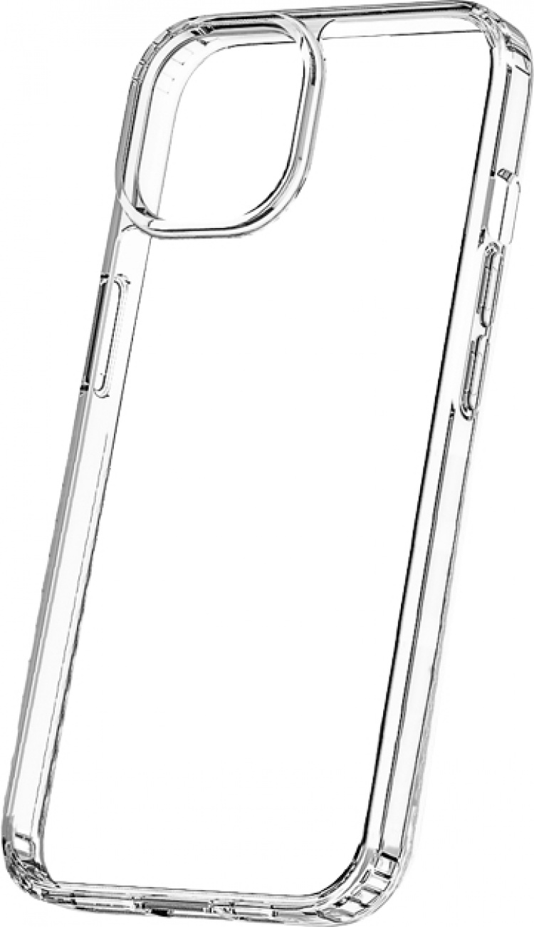 Wave Premium Case, silikonskydd, iPhone 15, genomskinlig.