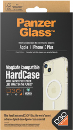 PanzerGlass HardCase med D3O -skyddsfodral, MagSafe-kompatibelt, iPhone 15 Plus PanzerGlass HardCase med D3O -skyddsfodral, MagSafe-kompatibelt, iPhone 15 Plus