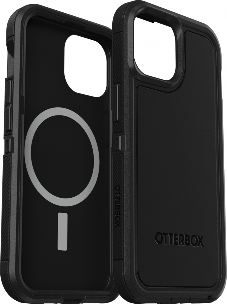 Otterbox Defender XT skyddsfodral, iPhone 15 / 14 / 13, svart