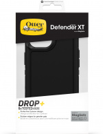 Otterbox Defender XT skyddsfodral, iPhone 15 / 14 / 13, svart