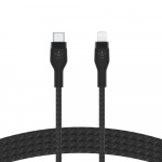 Belkin BOOST CHARGE USB-C to LTG Braided Silicon, 2m, Black Belkin BOOST CHARGE USB-C to LTG Braided Silicon, 2m, Black