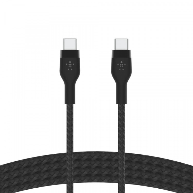 Belkin BOOST CHARGE USB-C to USB-C 2.0 Braided Silicon, 1m, Black