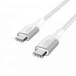 Belkin BOOST CHARGE 240W USB-C to USB-C Cable, 1m, White Belkin BOOST CHARGE 240W USB-C to USB-C Cable, 1m, White