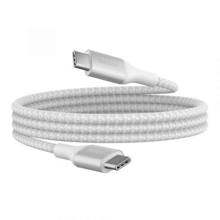 Belkin BOOST CHARGE 240W USB-C to USB-C Cable, 1m, White Belkin BOOST CHARGE 240W USB-C to USB-C Cable, 1m, White