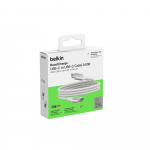 Belkin BOOST CHARGE 240W USB-C to USB-C Cable, 1m, White Belkin BOOST CHARGE 240W USB-C to USB-C Cable, 1m, White