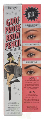 Benefit Goof Proof Brow Shaping Pencil 0.34 gr #06 Deep/12 Hour Wear/Cool Soft Black