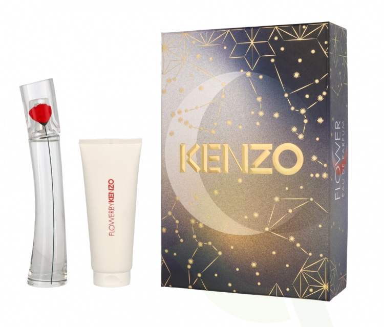 Kenzo Flower By Kenzo Giftset 105 ml Edp Spray 30ml/Body Milk 75ml