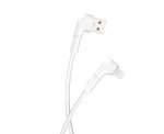 Maxlife MXUC-09 angle cable USB - Lightning 1,0 m 2,4A white Maxlife MXUC-09 angle cable USB - Lightning 1,0 m 2,4A white