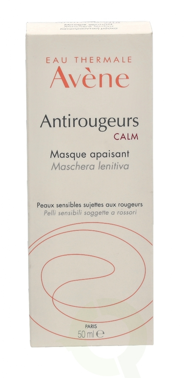 Avene Antirougeurs Calm Soothing Repair Mask 50 ml Sensitive Skin Prone To Redness