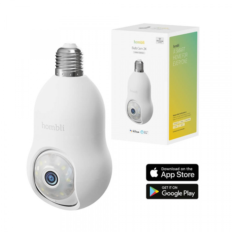 Hombli Smart Bulb Camera White