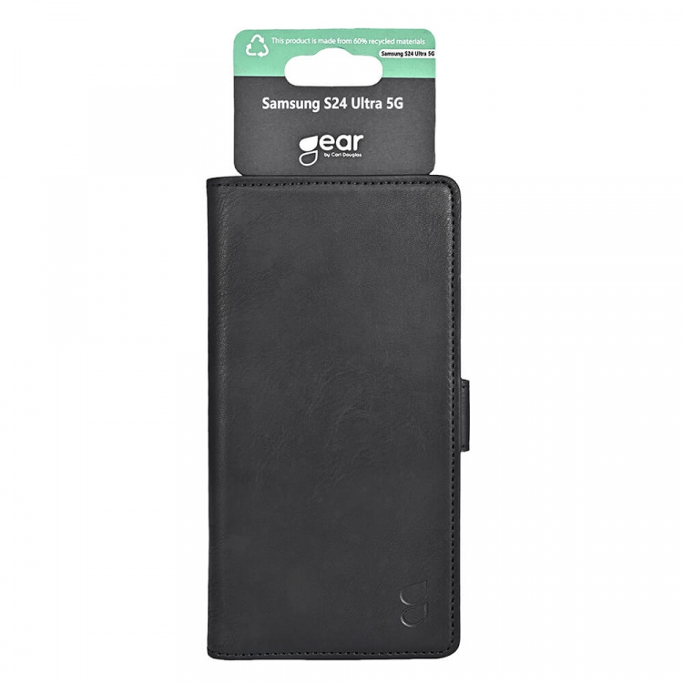 Gear Wallet Case 3 Card Slots Black - Samsung S24 Ultra 5G Gear Wallet Case 3 Card Slots Black - Samsung S24 Ultra 5G