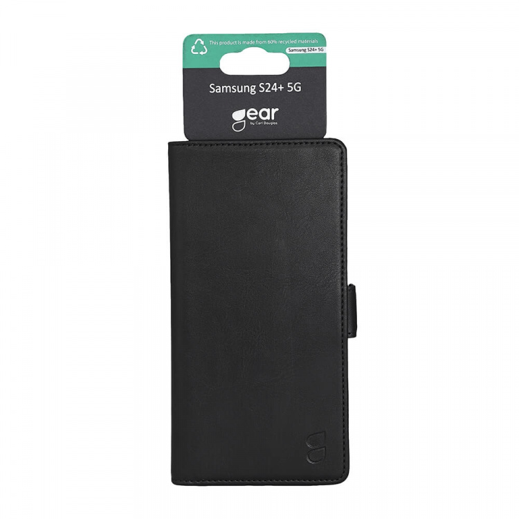 Gear Wallet Case 3 Card Slots Black - Samsung S24+ 5G Gear Wallet Case 3 Card Slots Black - Samsung S24+ 5G