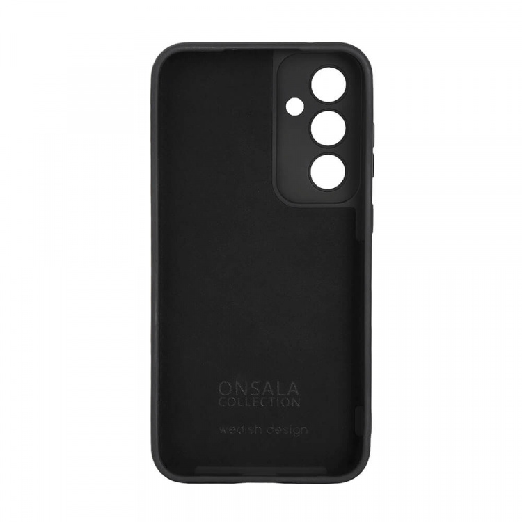 Onsala Phone Case with Silicone Feel Black - Samsung S23 FE 5G