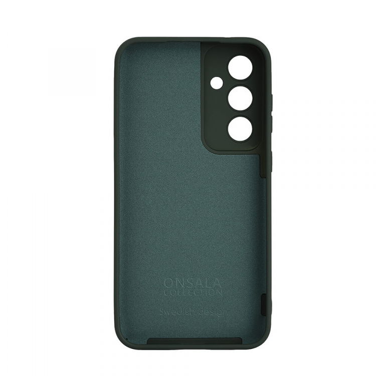 Onsala Phone Case with Silicone Feel Olive Green - Samsung S23 FE 5G