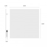 Hombli Smart Infrared Heater Metal Panel 350w White