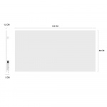 Hombli Smart Infrared Heater Metal Panel 700w White