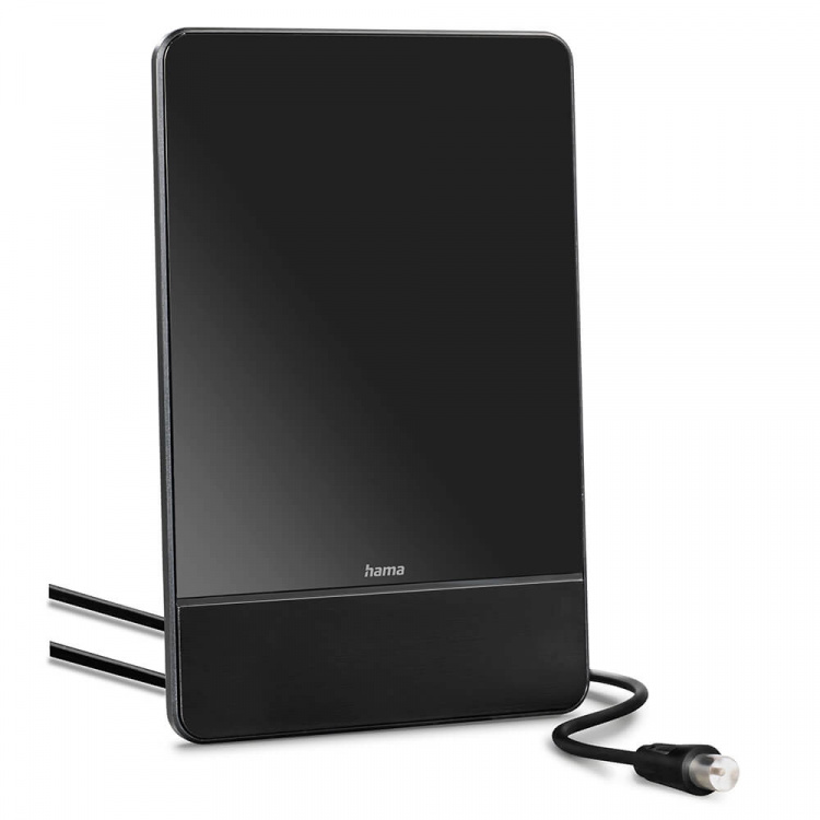 Hama Indoor Antenna Pro 45 DAB+/DAB/DVB-T2/FM Flat Black