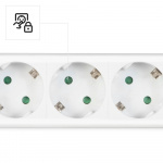 Hama Power Strip 3-way Switch White 1.4m Hama Power Strip 3-way Switch White 1.4m