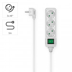 Hama Power Strip 3-way Switch White 3.0m Hama Power Strip 3-way Switch White 3.0m