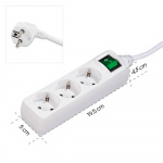 Hama Power Strip 3-way Switch White 3.0m Hama Power Strip 3-way Switch White 3.0m