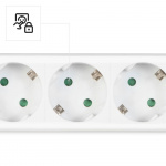 Hama Power Strip 6-way Switch White 1.4m Hama Power Strip 6-way Switch White 1.4m