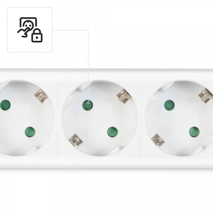Hama Power Strip 6-way Switch White 1.4m Hama Power Strip 6-way Switch White 1.4m