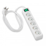Hama Power Strip 6-way Switch White 1.4m Hama Power Strip 6-way Switch White 1.4m